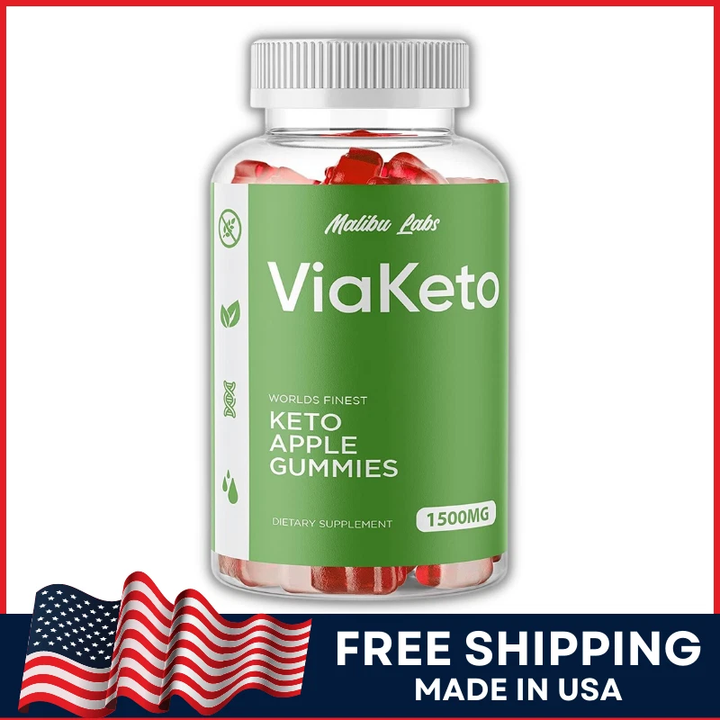 ViaKeto Apple Cider Vinegar 1500mg ACV Gummies 30 Day Supply 1-Pack Via Keto