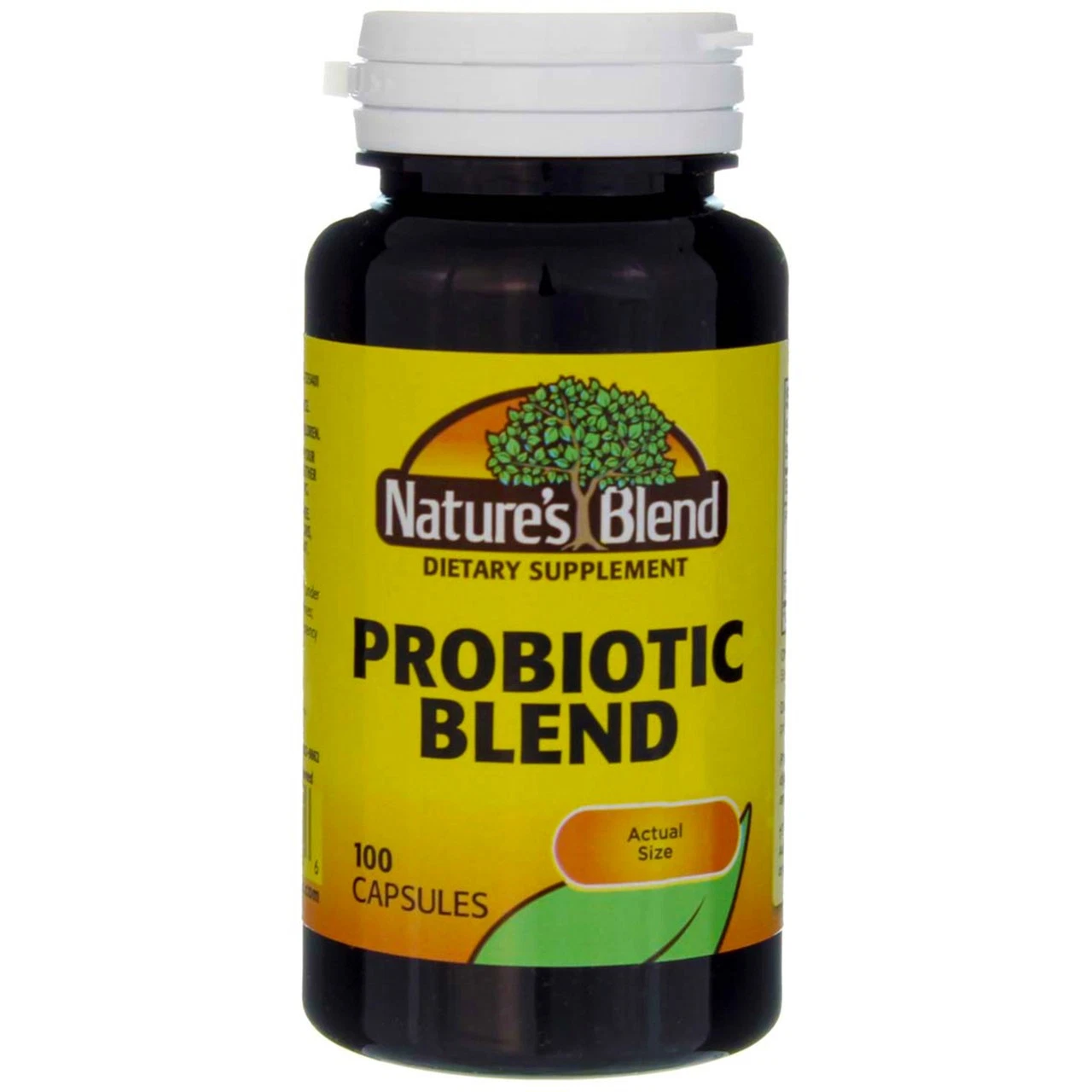 2 Pack Nature's Blend Probiotic Blend Capsules, 100 Ct