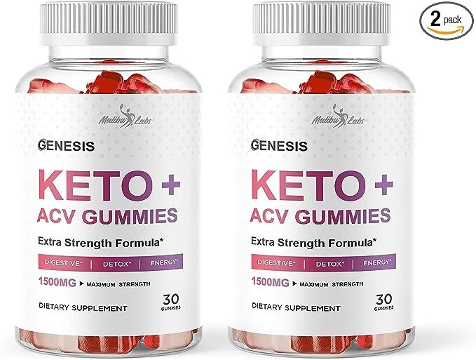 Genesis ACV Apple Cider Vinegar Gummies Weight Loss - 1500mg (60-Day Supply)