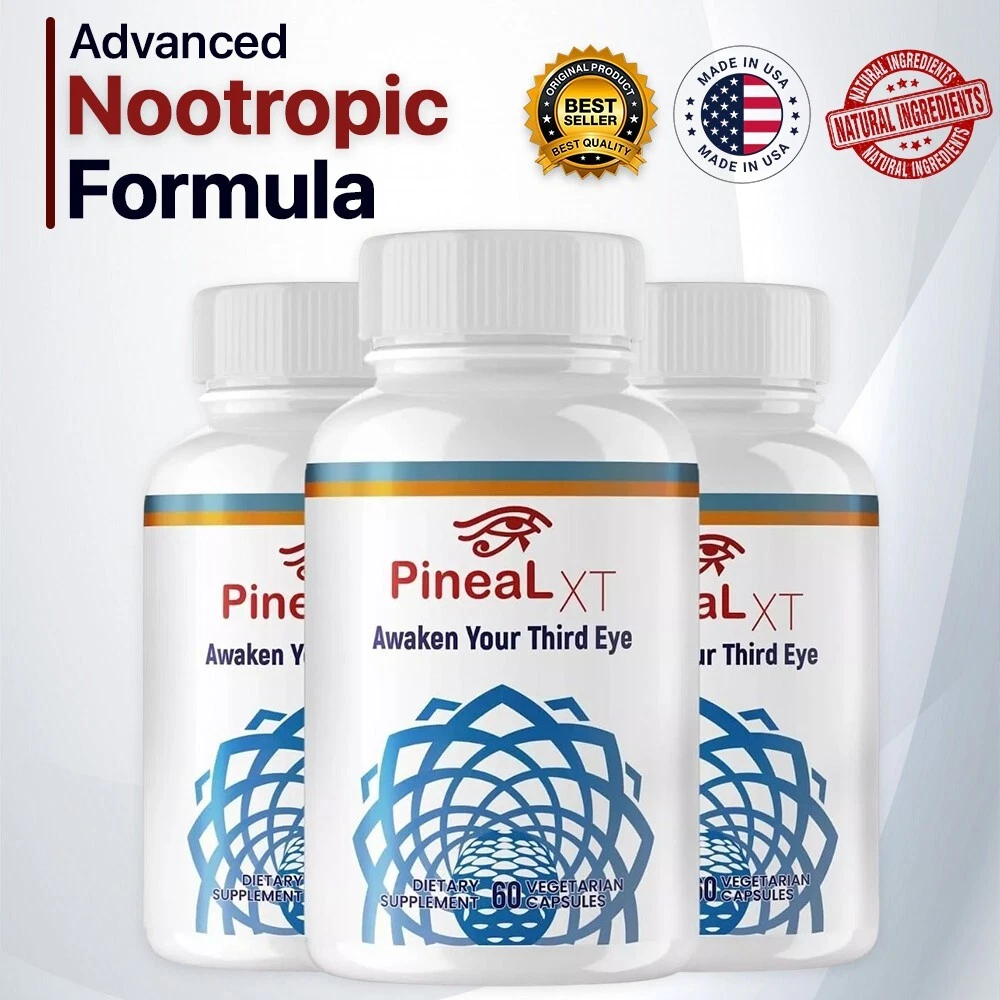 Pineal XT Nootropic Pills- Pineal XT Brain Productivity Support Supplement-3Pack