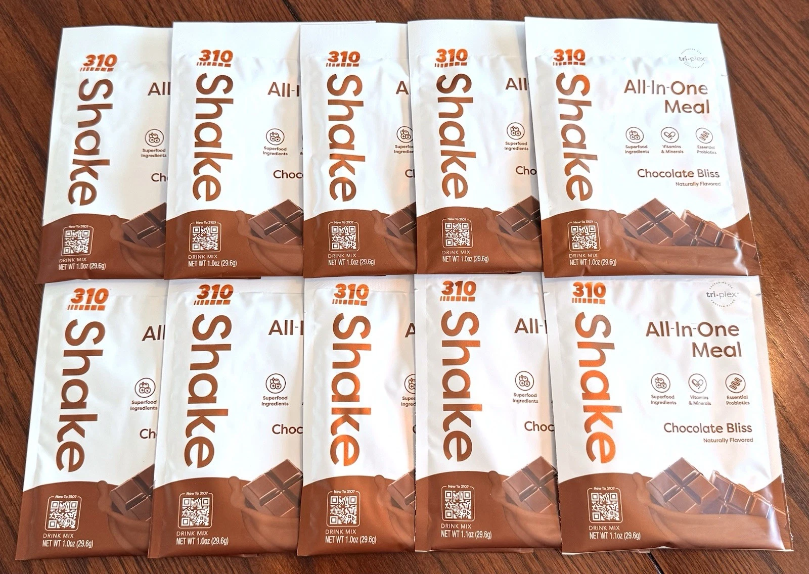 310 NUTRITION 10 CHOCOLATE BLISS ALL-IN-ONE MEAL SHAKES (EXP 07/2025)