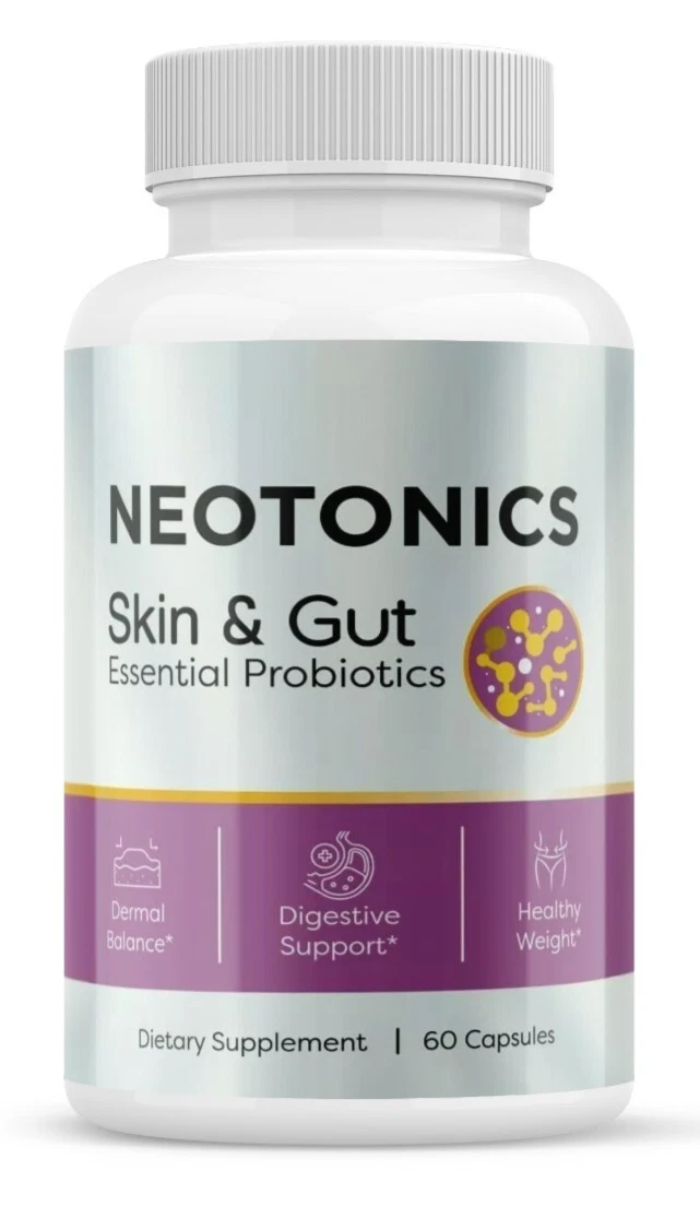 ( 1 Pack ) Neotonics Skin & Gut Probiotic Pills, Neotonics Skin Gut Heath Pills