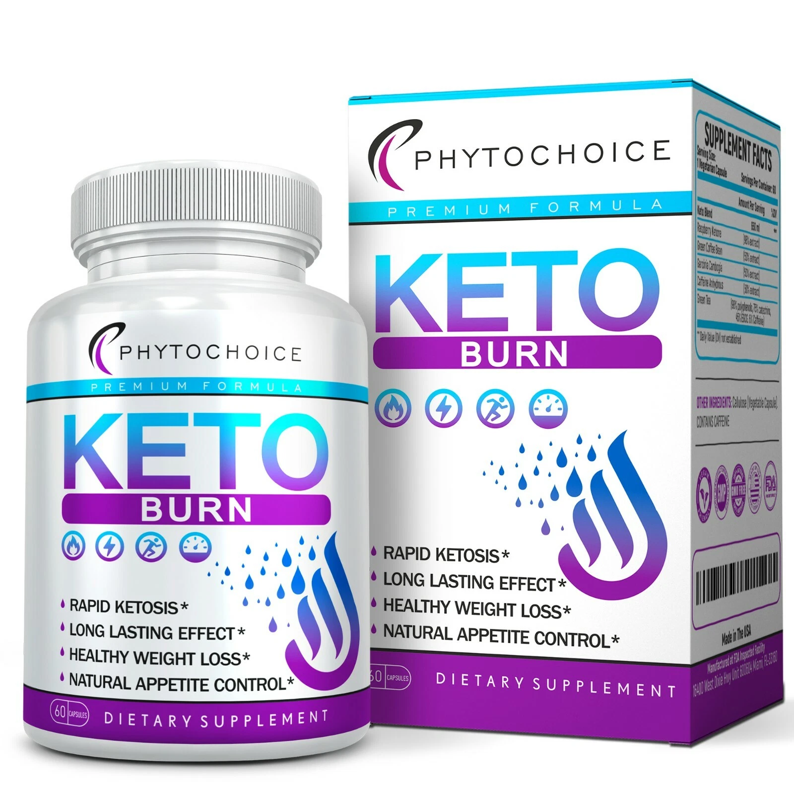 Weight Loss Keto Diet Pills - Natural Ketones Best Fat Burner for Women & Men