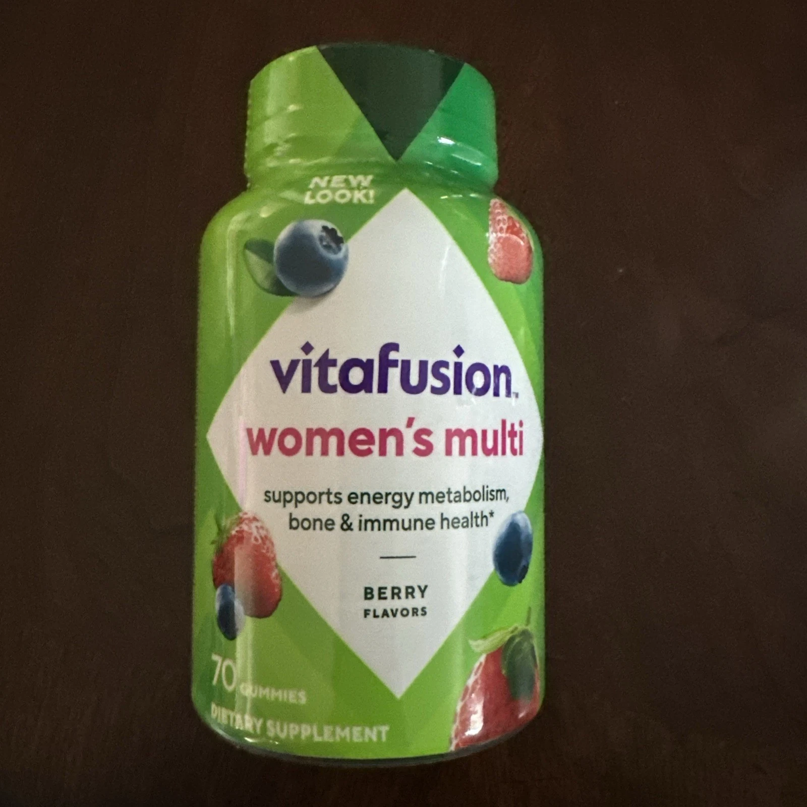 Vitafusion Womens Multivitamin Gummies, Daily Vitamin For Women, Berry, 70 Count