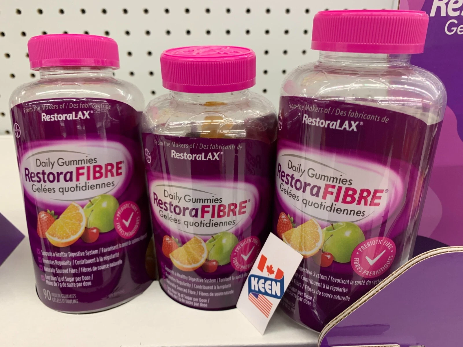 (QTY:3 BOTTLES), PRESTORAFIBRE DAILY FIBRE 90 GUMMIES, EXP:2026SE