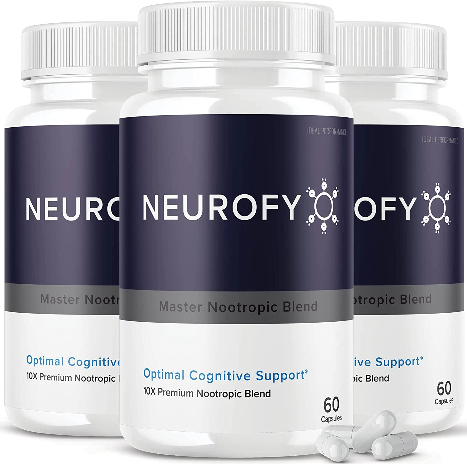 Neurofy Cognitive Support Nootropic Pills Supplement (3 Pack)