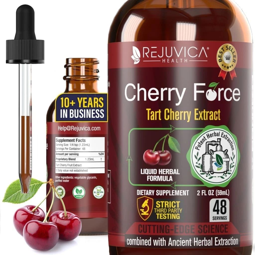 Cherry Force - Advanced Tart Cherry Extract - Real Tart Cherries