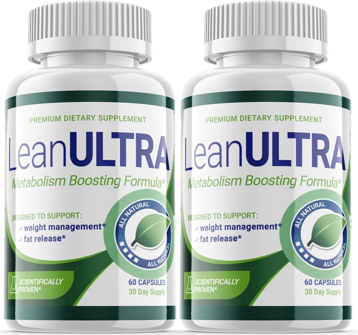 (2 Pack) LeanUltra Keto Capsules - Support Weight Loss & Fat Burn - 120 Pills