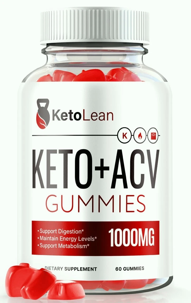 KetoLean Keto + ACV Gummies to Support Weight Loss and Digestive Health 60ct