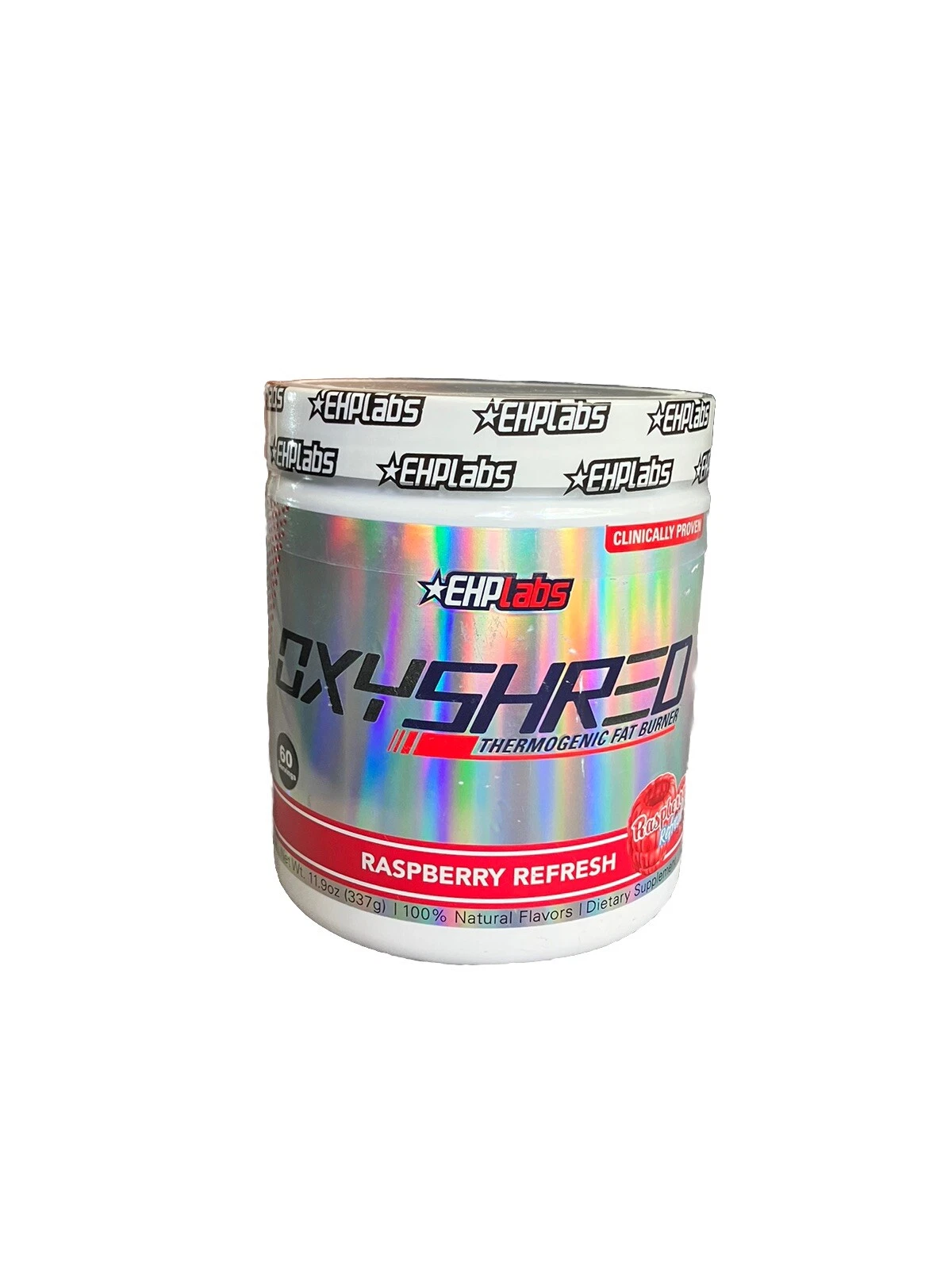 EHP labs Oxyshred Thermogenic Fat Burner Raspberry Refresh SEALED EXP 7/1/2025