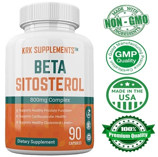 Beta Sitosterol 800mg Prostate Super Support Cholesterol Urinary Bladder