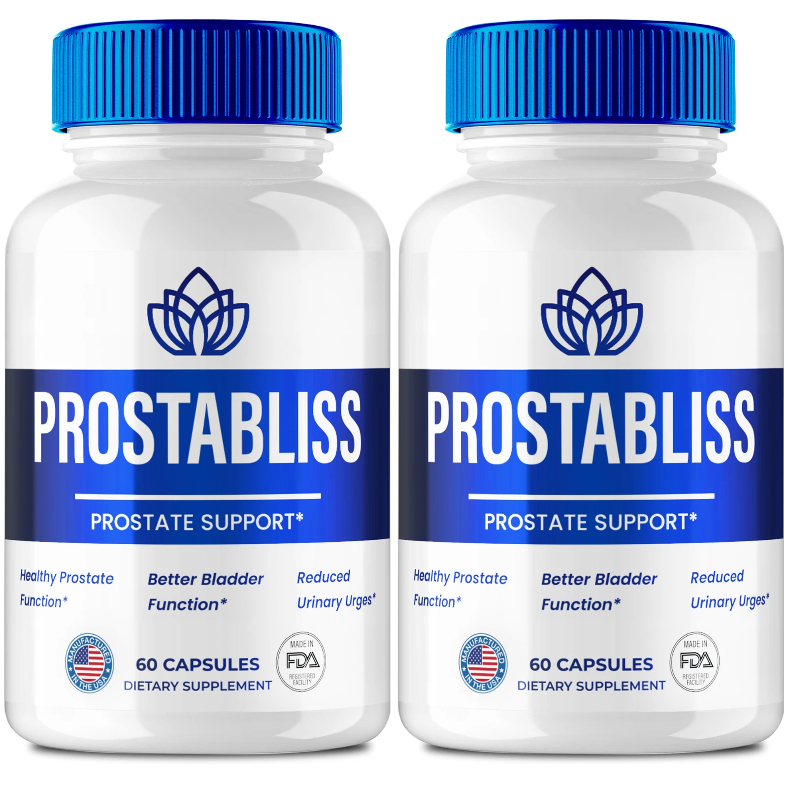 (2 Pack) Prostabliss Advanced Prostate Support Max Strength Bladder Supplement