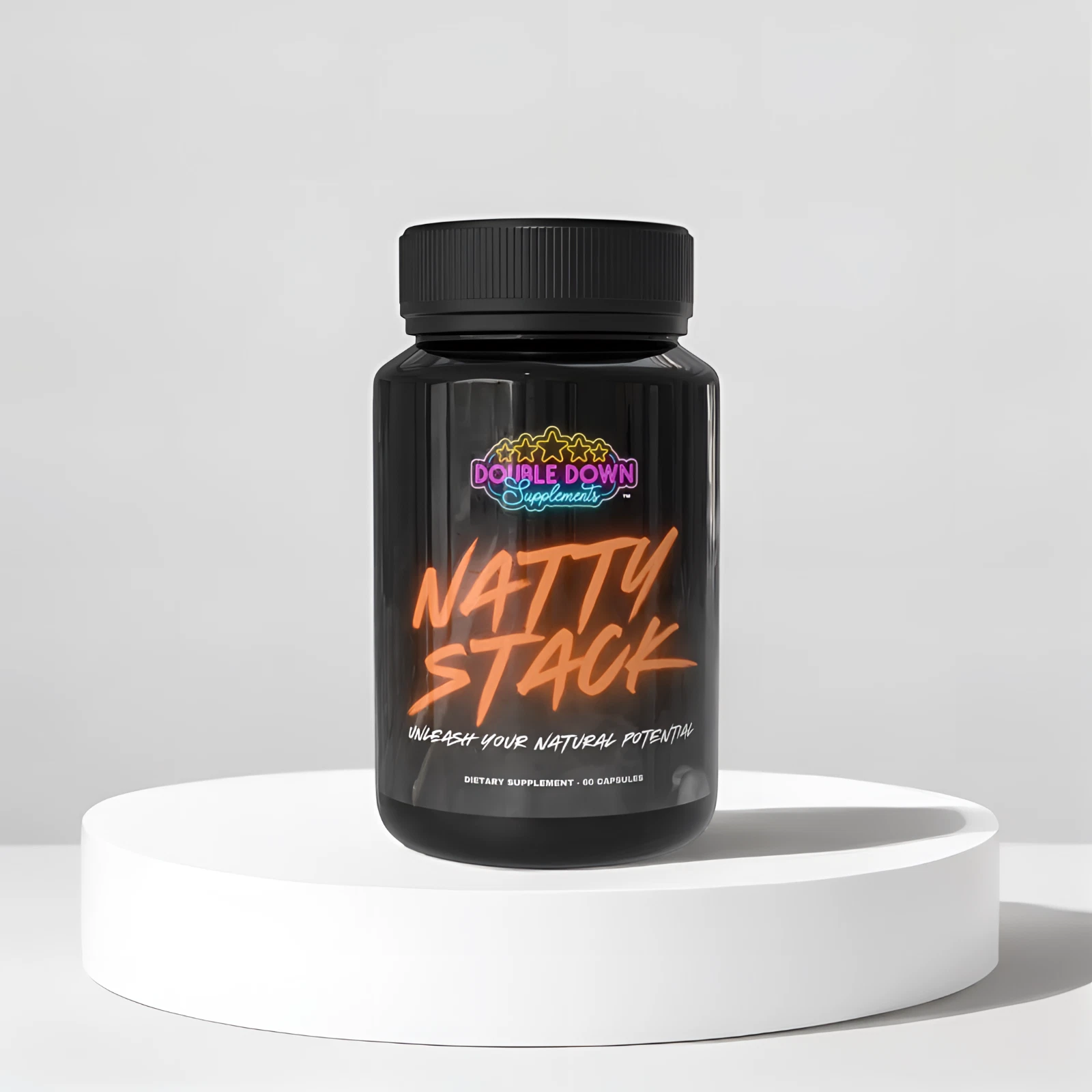 Natty Stack Test Booster | All Natural Muscle & Vitality Support | Lab Tested