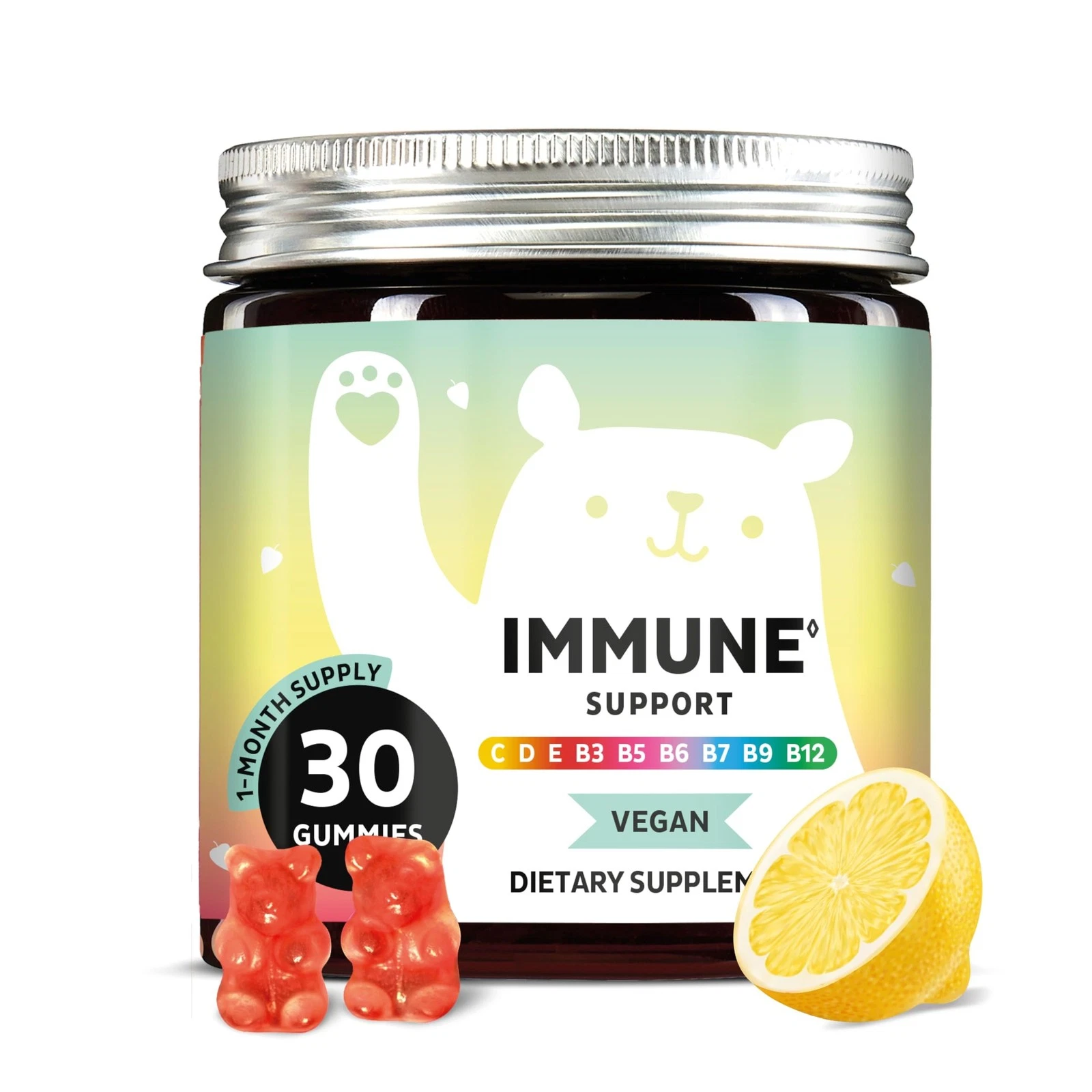 Immune Support Gummies – Vitamin C, D, B6 & B12 – Daily Immune Boos.