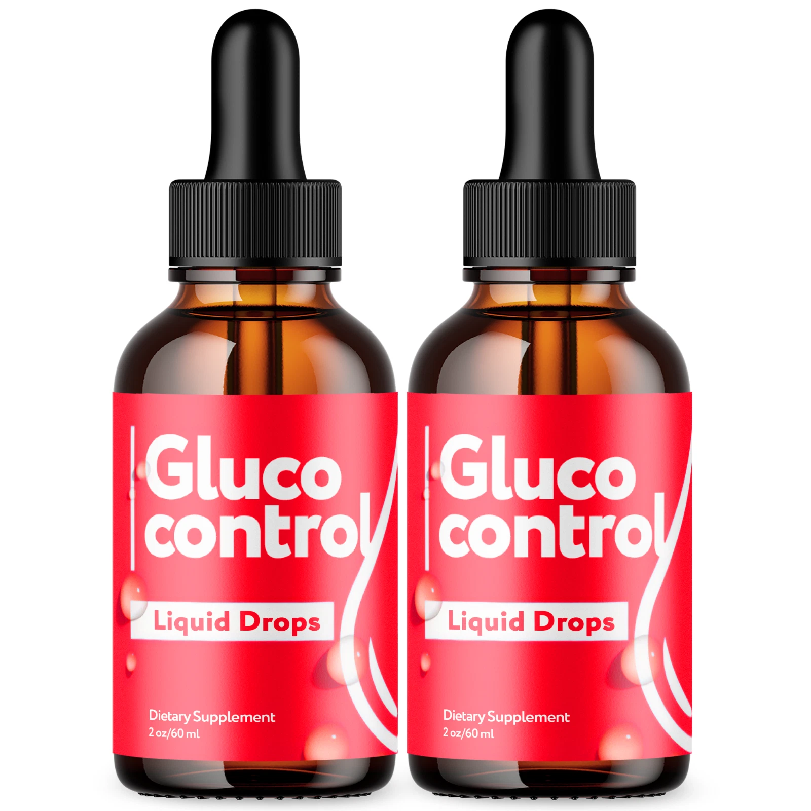 (2 Pack) Gluco Control Blood Support Drops Advanced Vitamin Supplement 2ML