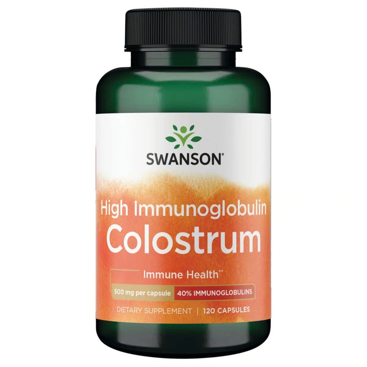 Swanson High Ig Colostrum 500 mg 120 Capsules