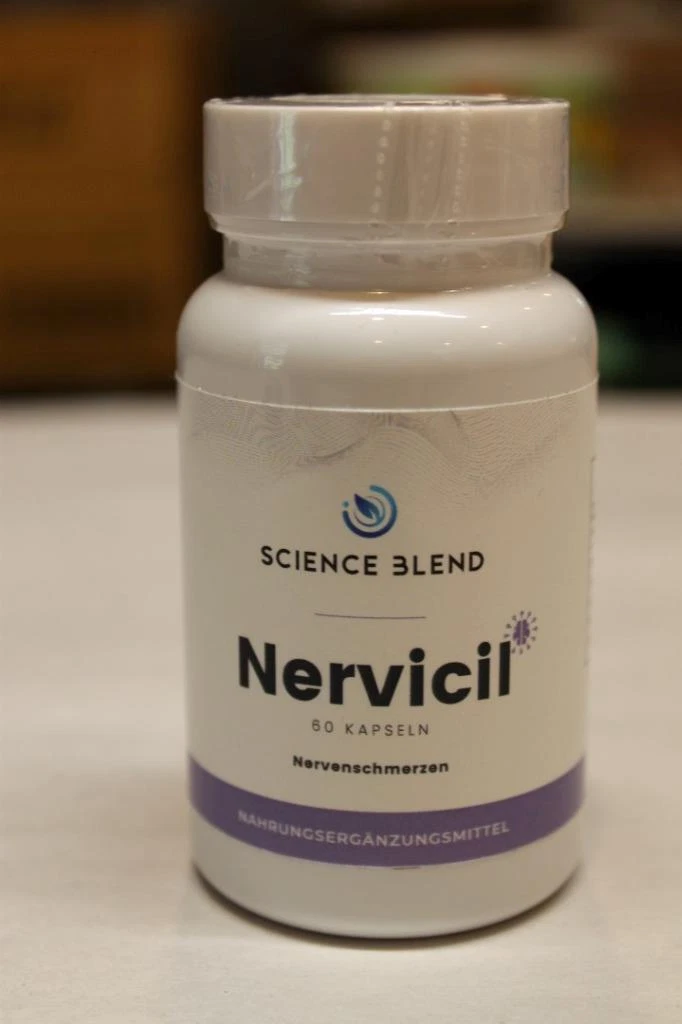Science Blend Nervicil Mental Health Supplement 60 Caps 30 Servings 4/26 NEW