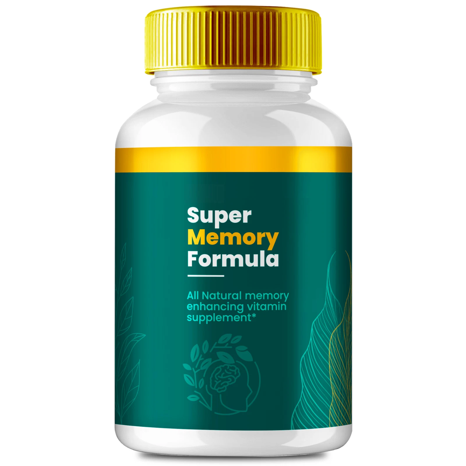 Super Memory Formula Capsules, Brain Supplements Pills (60 Capsules)