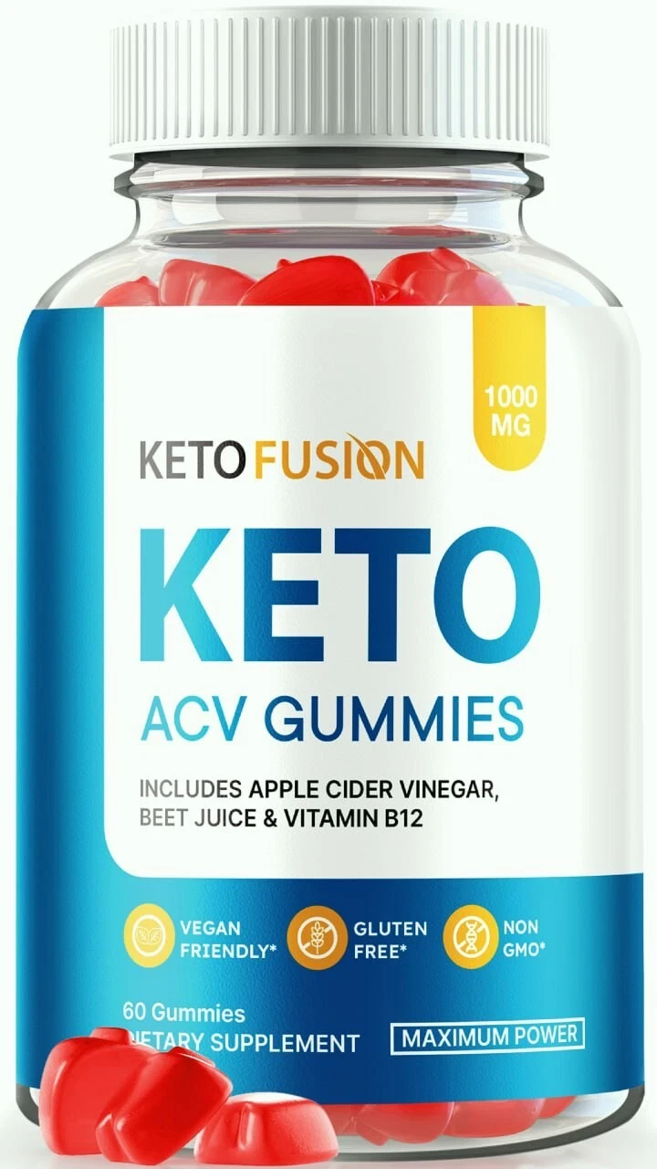KetoFusion Keto ACV Gummies, Keto Fusion for Advanced Weight Loss 60ct