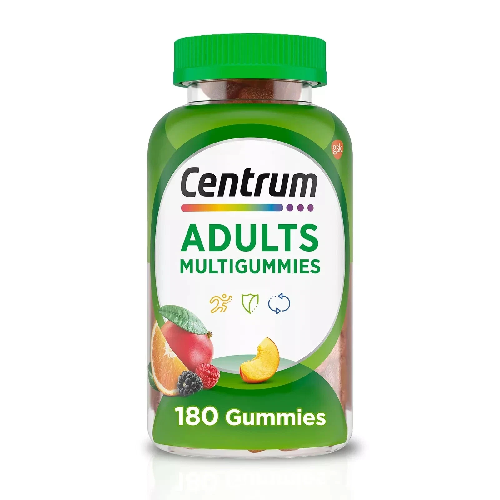 Centrum MultiGummies Multivitamin for Adults 180 Gummies Assorted Fruit EXP04/26