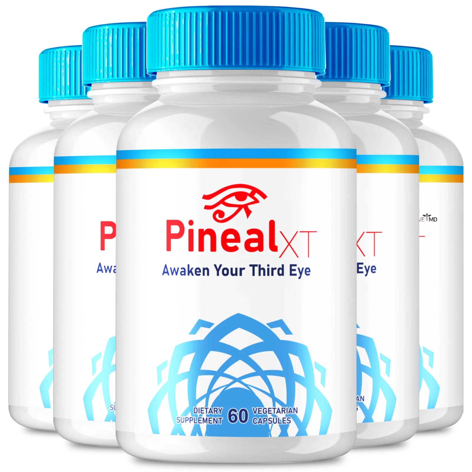 (5 Pack) Pineal XT, PinealXT Pineal Gland Support & Energy Pills (300 Capsules)