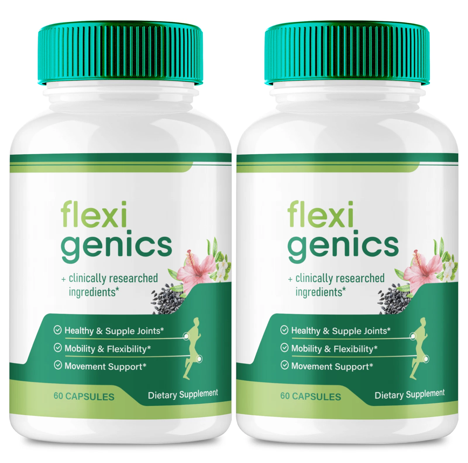 (2 Pack) Flexigenics Capsules Dietary Supplement for Muscle & Joint Discomfort