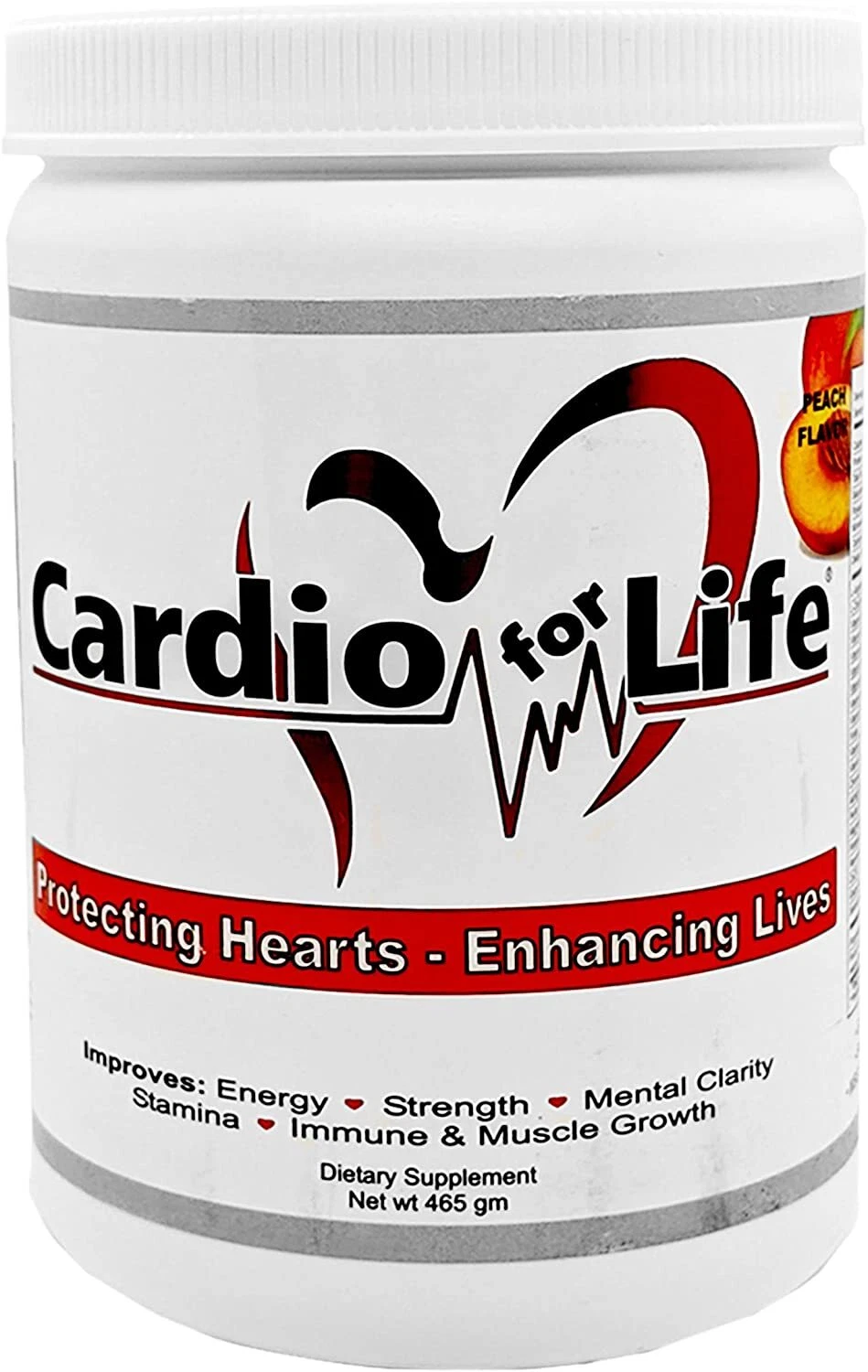 2 Cardio For Life L-Arginine Supplement Peach Flavor EXP 1/27 FREE EXPRESS Ship