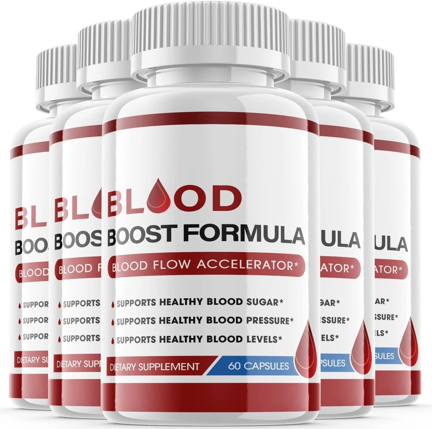 5-Blood Boost Formula - Blood Sugar Supplement Supports Glucose - 300 Pills