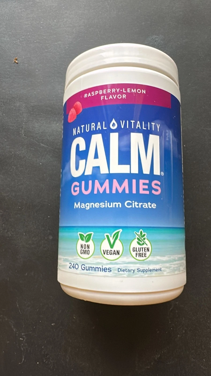 Natural Vitality Calm Magnesium Citrate, 240 Gummies