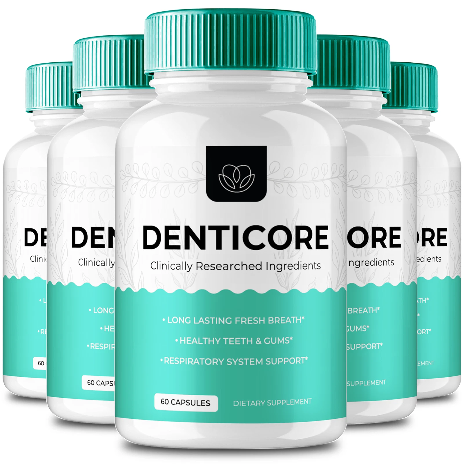 (5 Pack) Denticore Dental Health Supplement - Oral Support Pills (300 Capsules)
