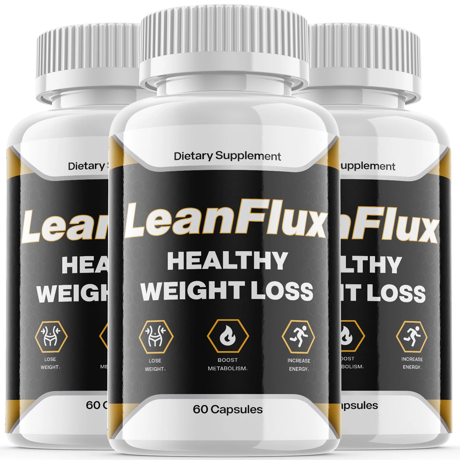 (3 Pack) Leanflux Keto Capsules, Lean Flux Pills for Weight Loss (180 Capsules)