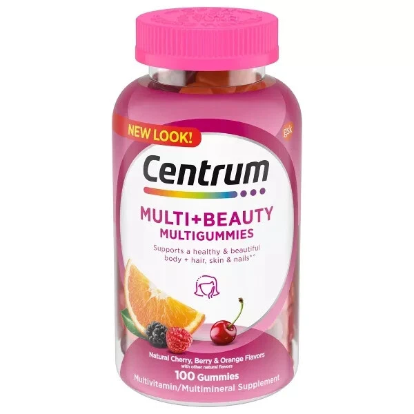 Centrum Multi Beauty Women's Multivitamin Gummies Hair Skin and Nails Vitamin