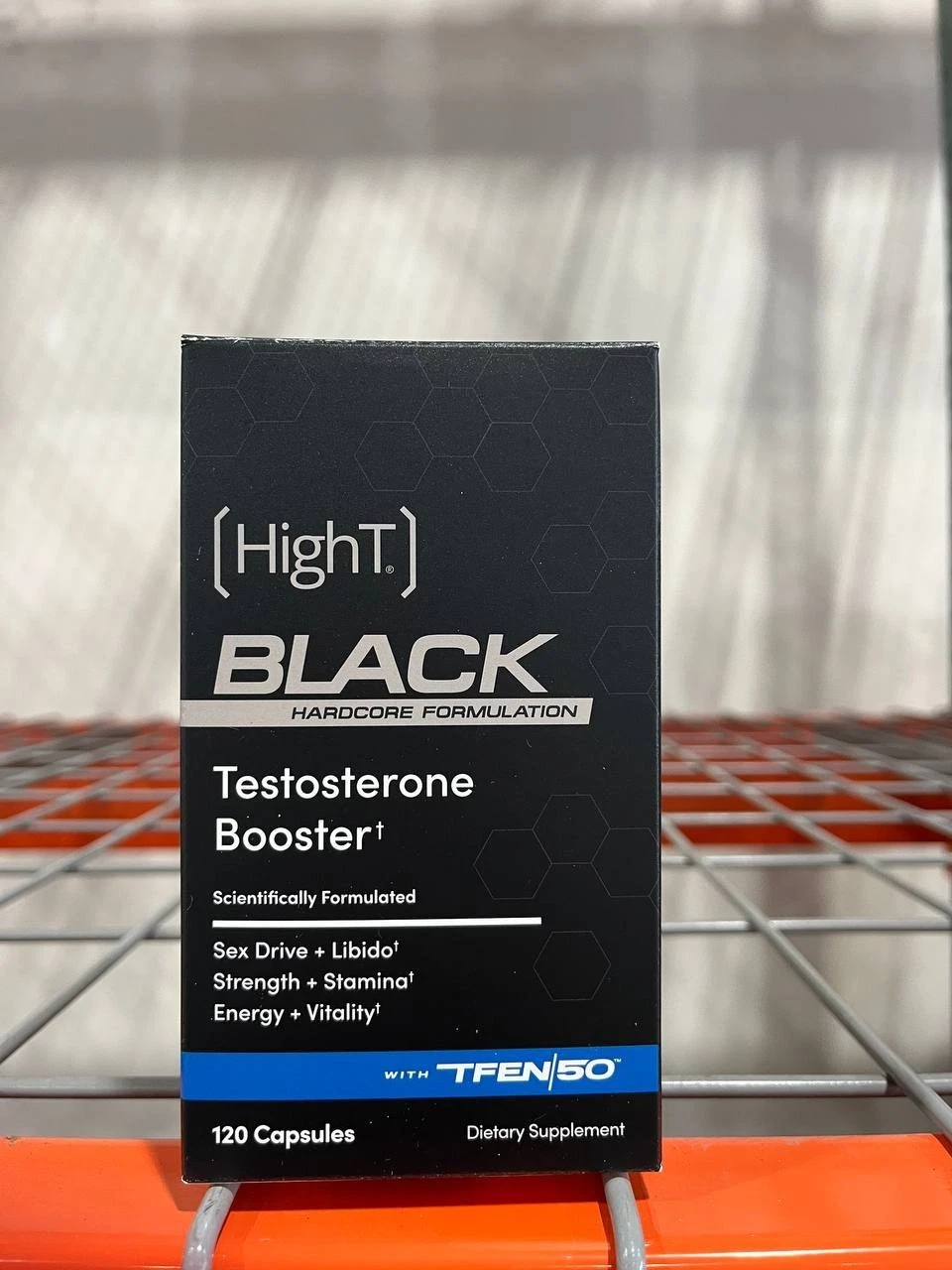 High T Black Testosterone Booster Supplements Strength Stamina Sex Drive 120ct