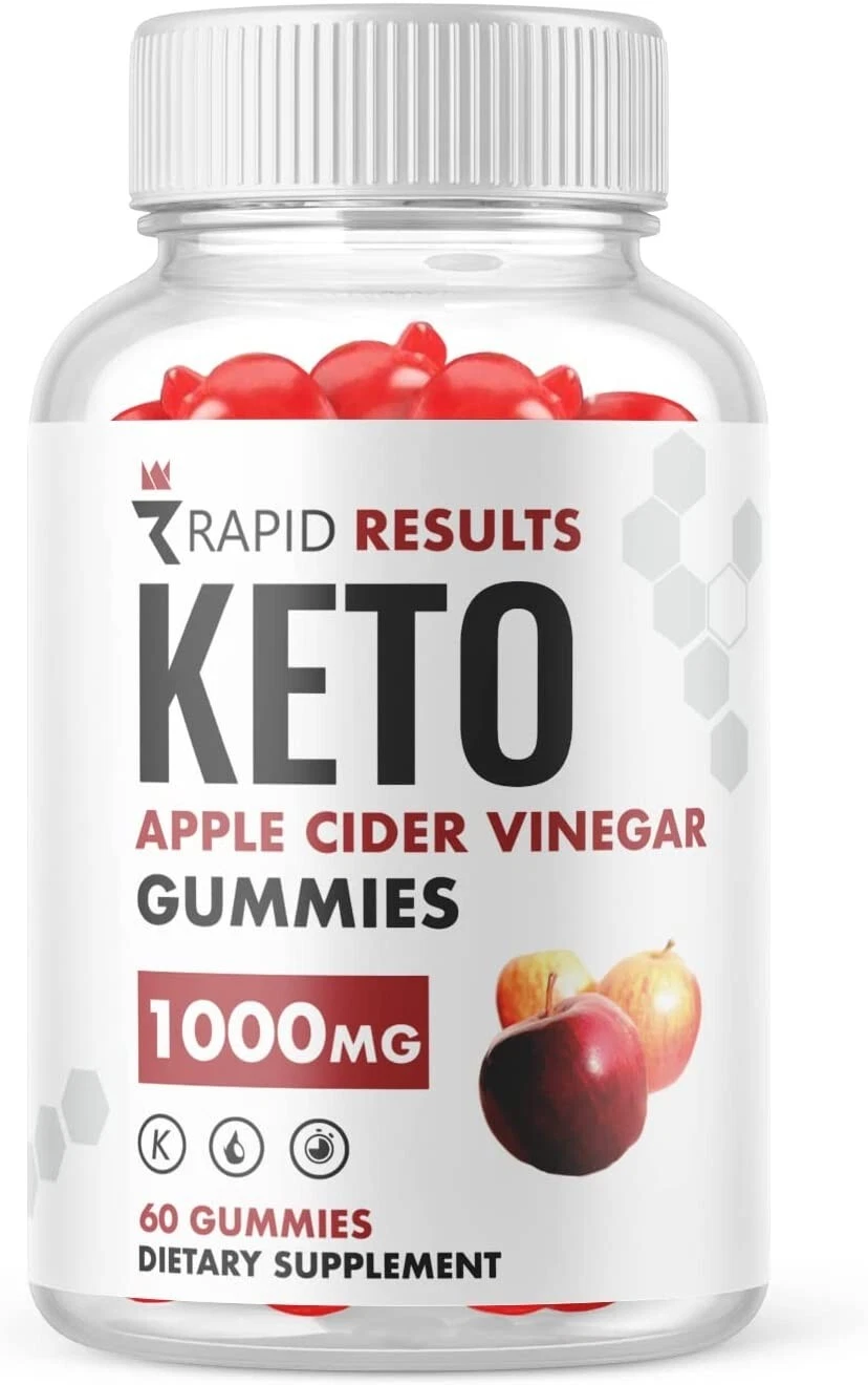 1 - Rapid Results Keto ACV Gummies, Vegan, Weight Loss Supplement - 60 Gums