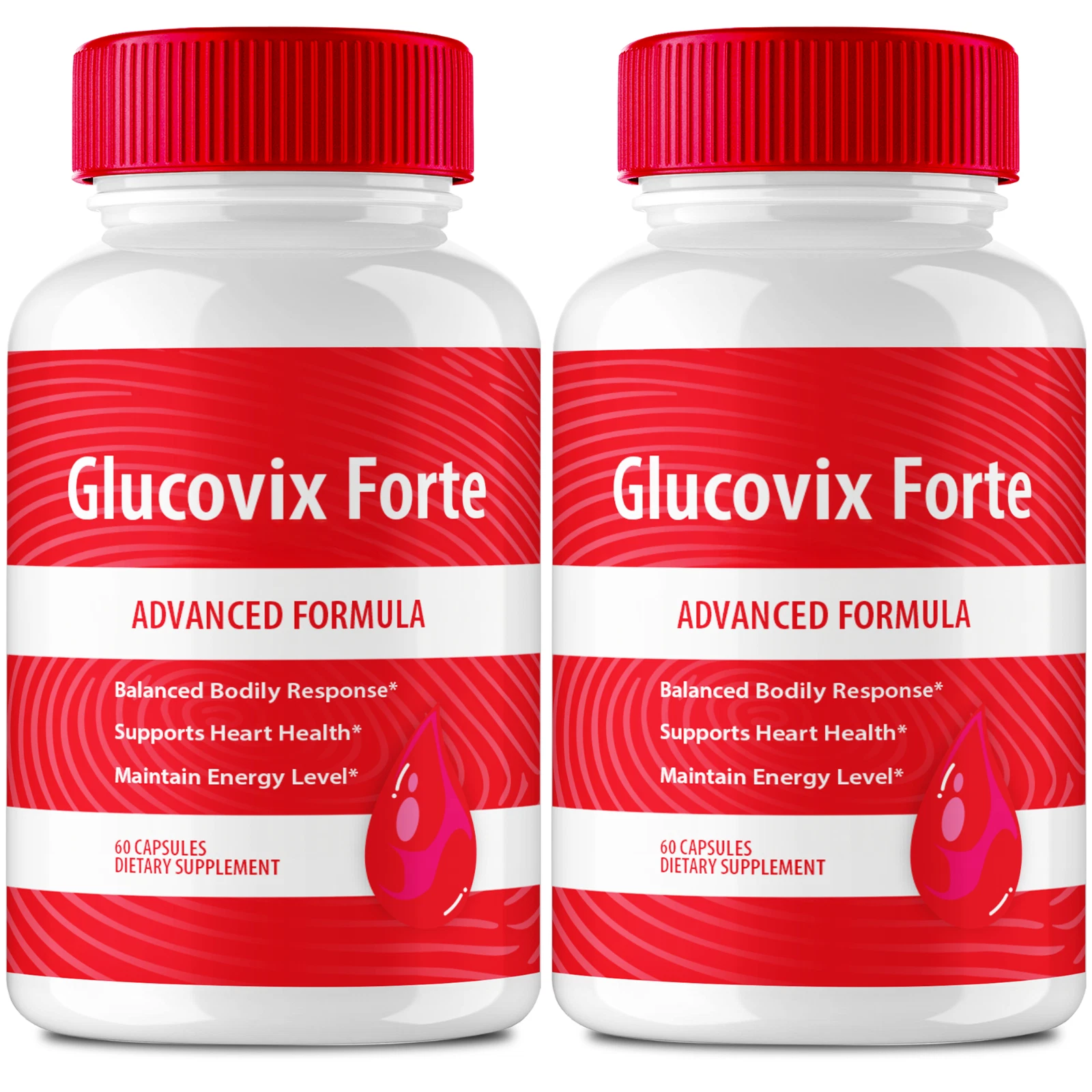 (2 Pack) Glucovix Pills Blood Sugar Support, Gluco Vix Glucose Balance Capsules