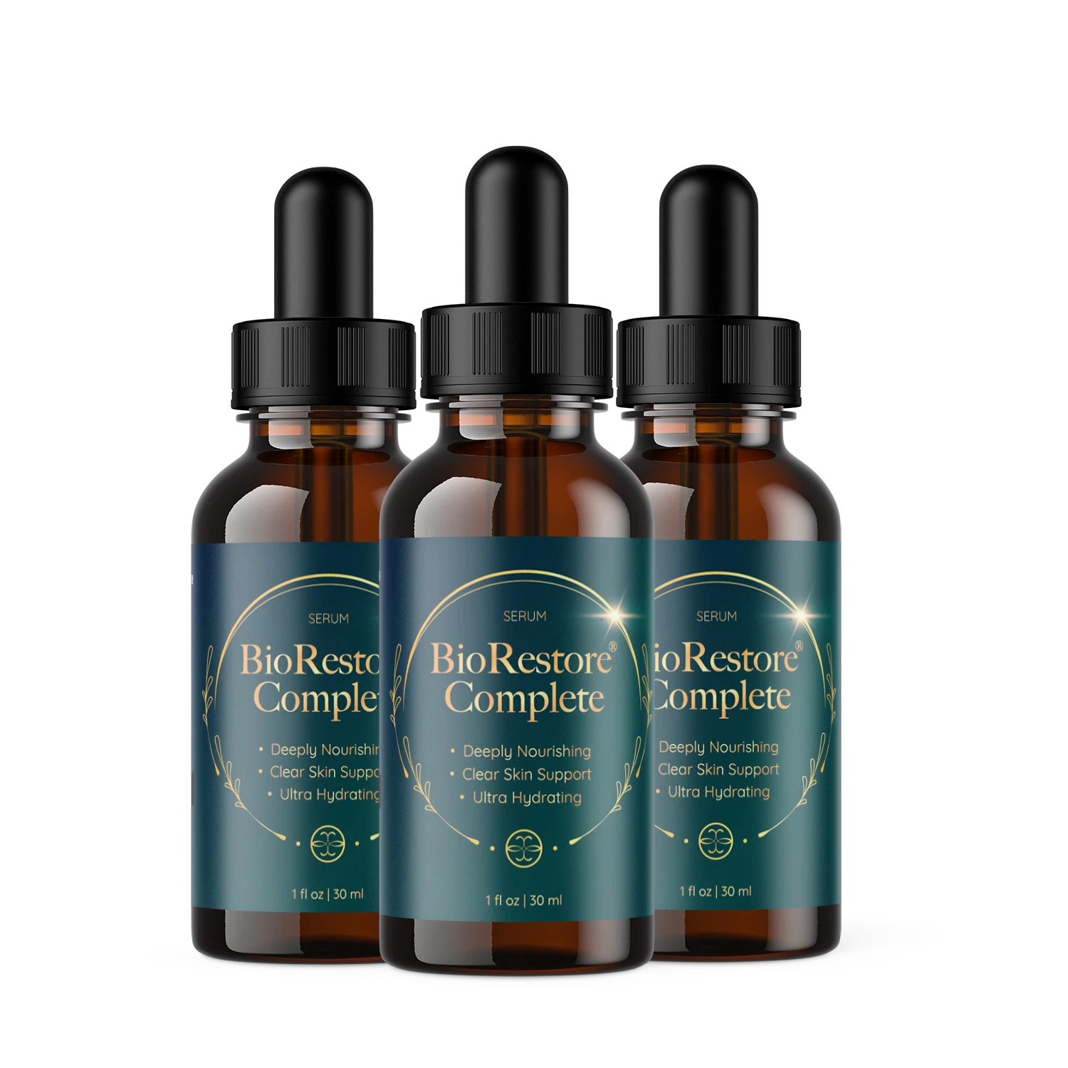(3 Pack) BioRestore Complete - Skin Ultra Nourishing Drops, For All Skin Types