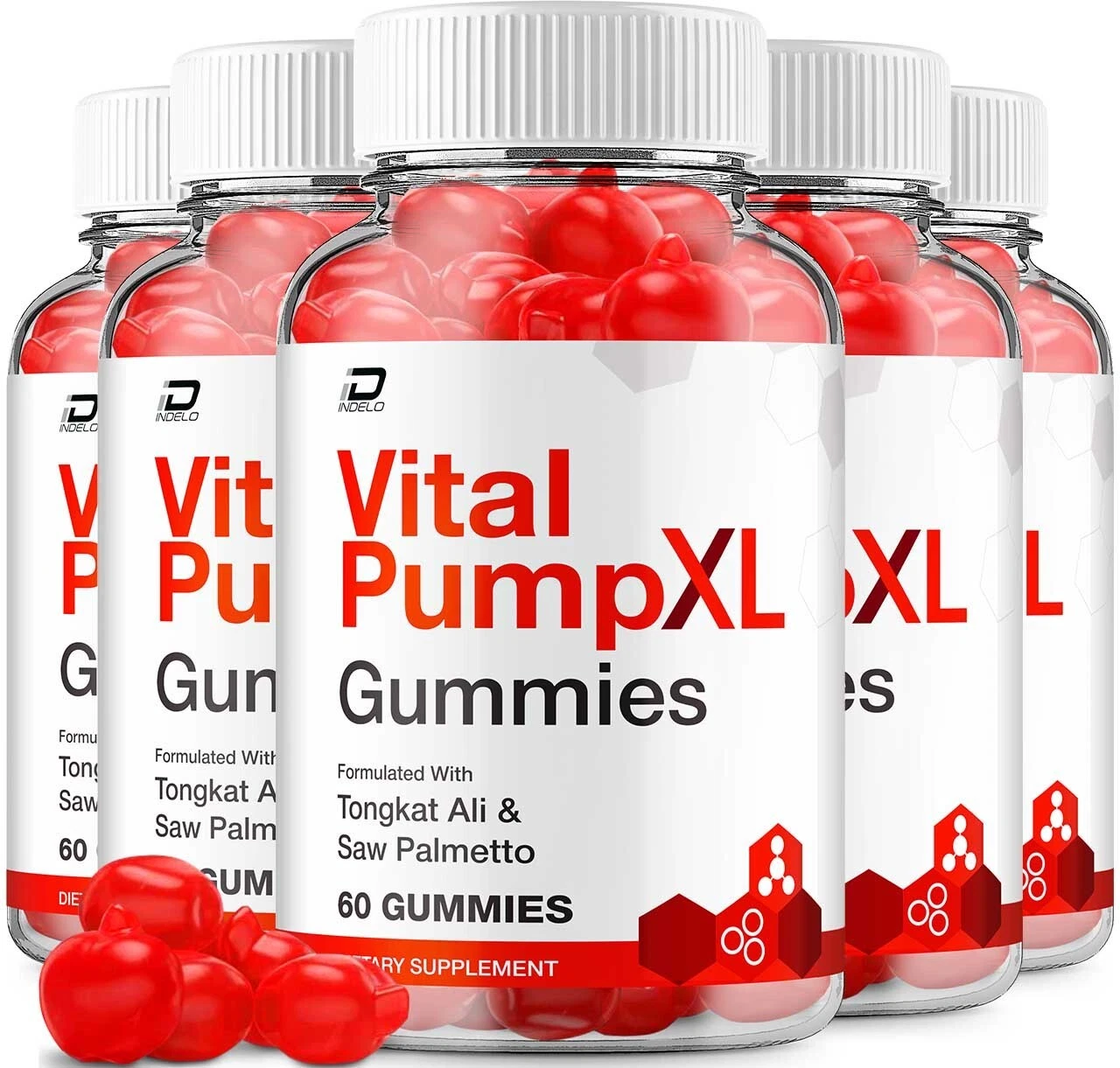 (5 Pack) Vital Pump XL Keto ACV Gummies Supplement – VitalPumpXL ACV Gummy