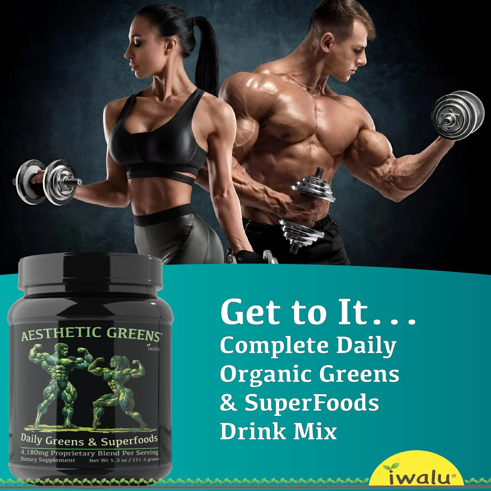 Weight Gainer for Women - Muscle Growth & Healthy Weight Gain - Greens Superfood