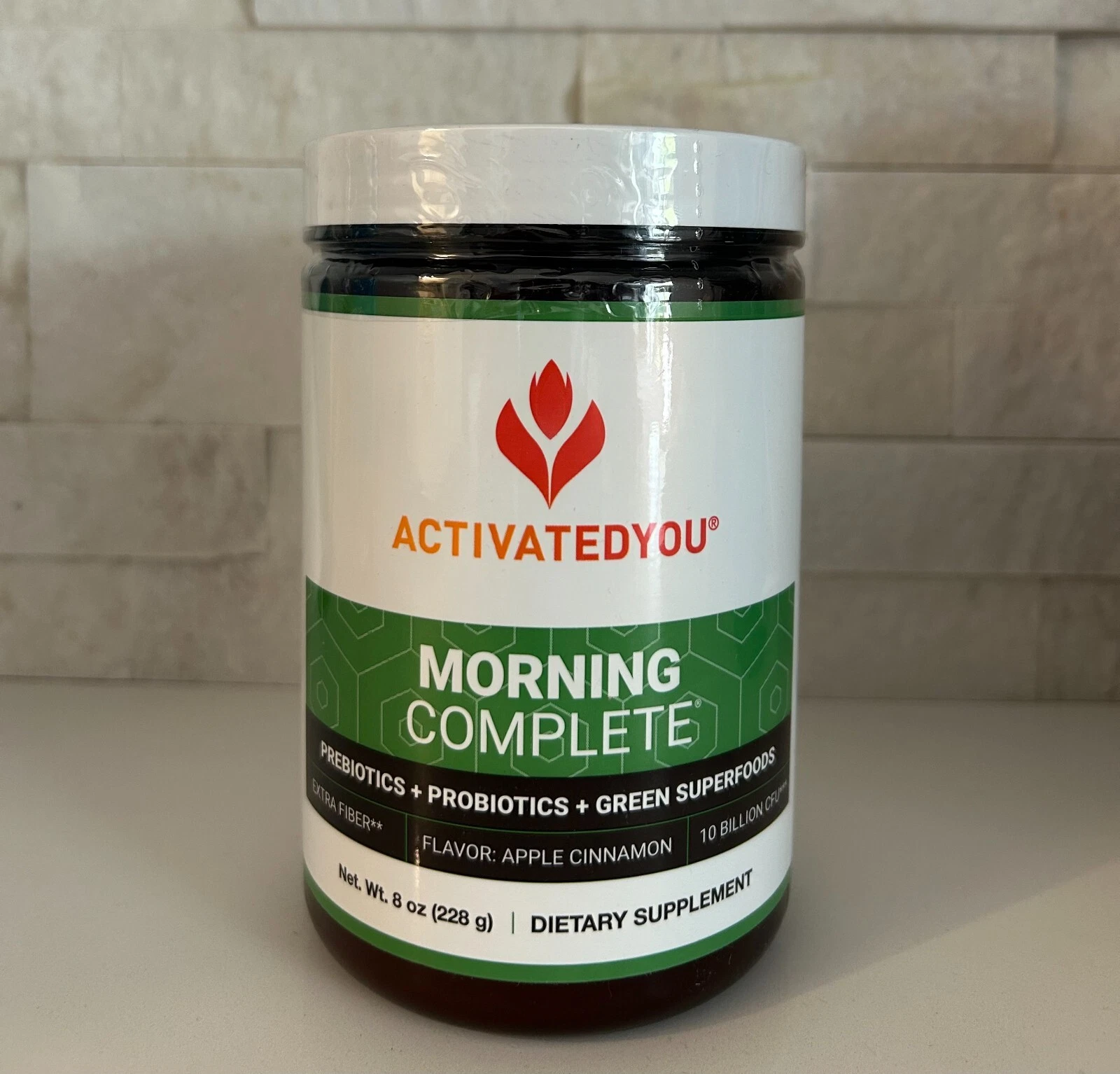 Activated You Morning Complete Superfoods , APPLE/CINNAMON flavor 8 oz