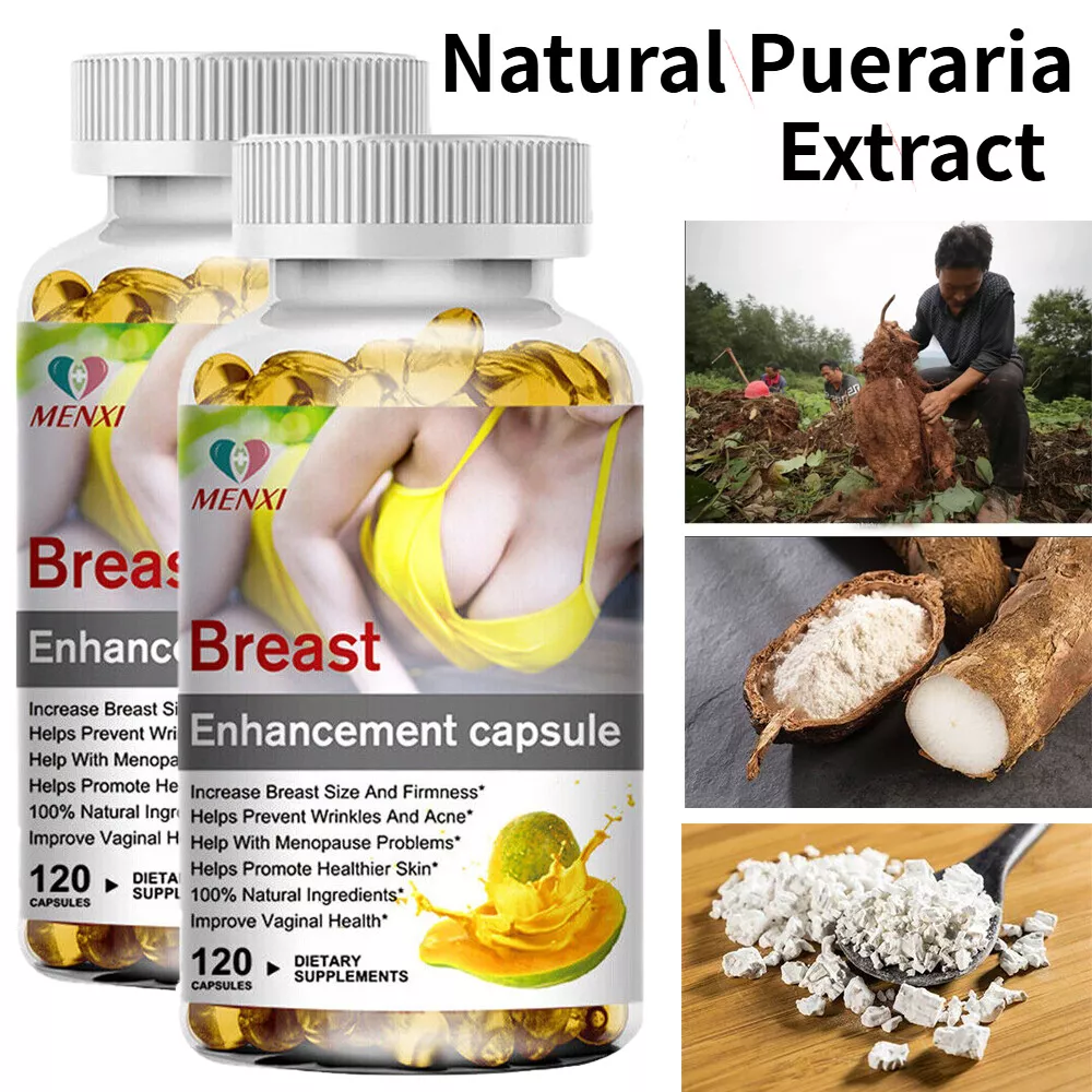 2 PACKS STRONGEST MAXIMUM STRENGHT PUERARIA MIRIFICA 5000MG APSULES PURE HERBAL