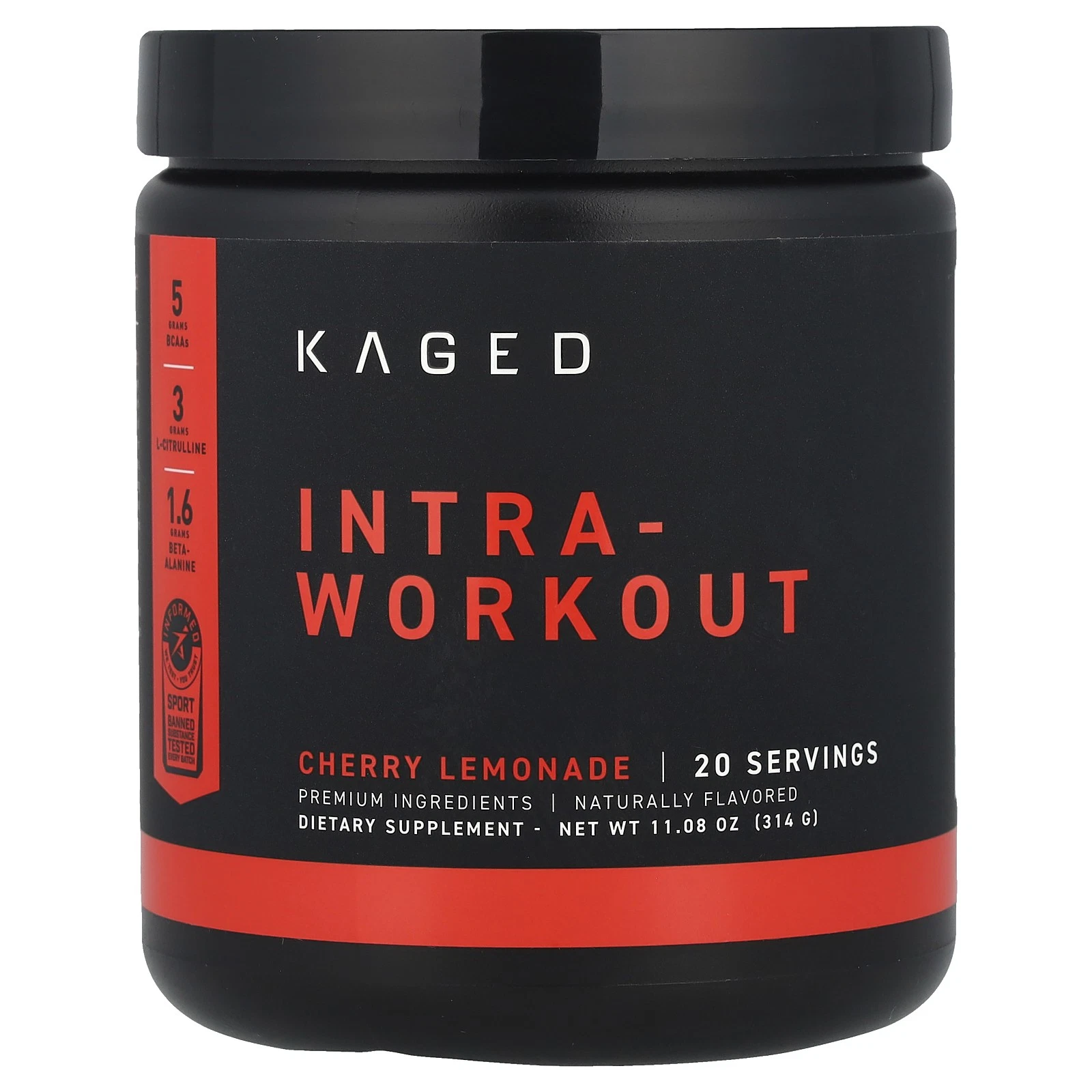 Intra-Workout, Cherry Lemonade, 11.08 oz (314 g)