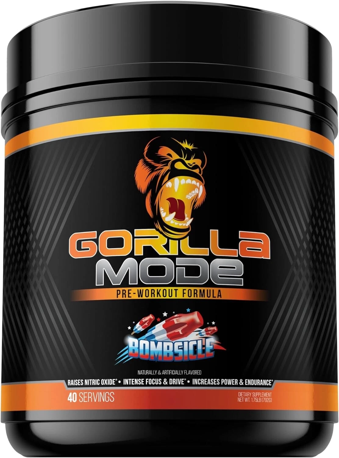 Gorilla Mode Pre-Workout Bombsicle 40 Servings (New and Sealed)