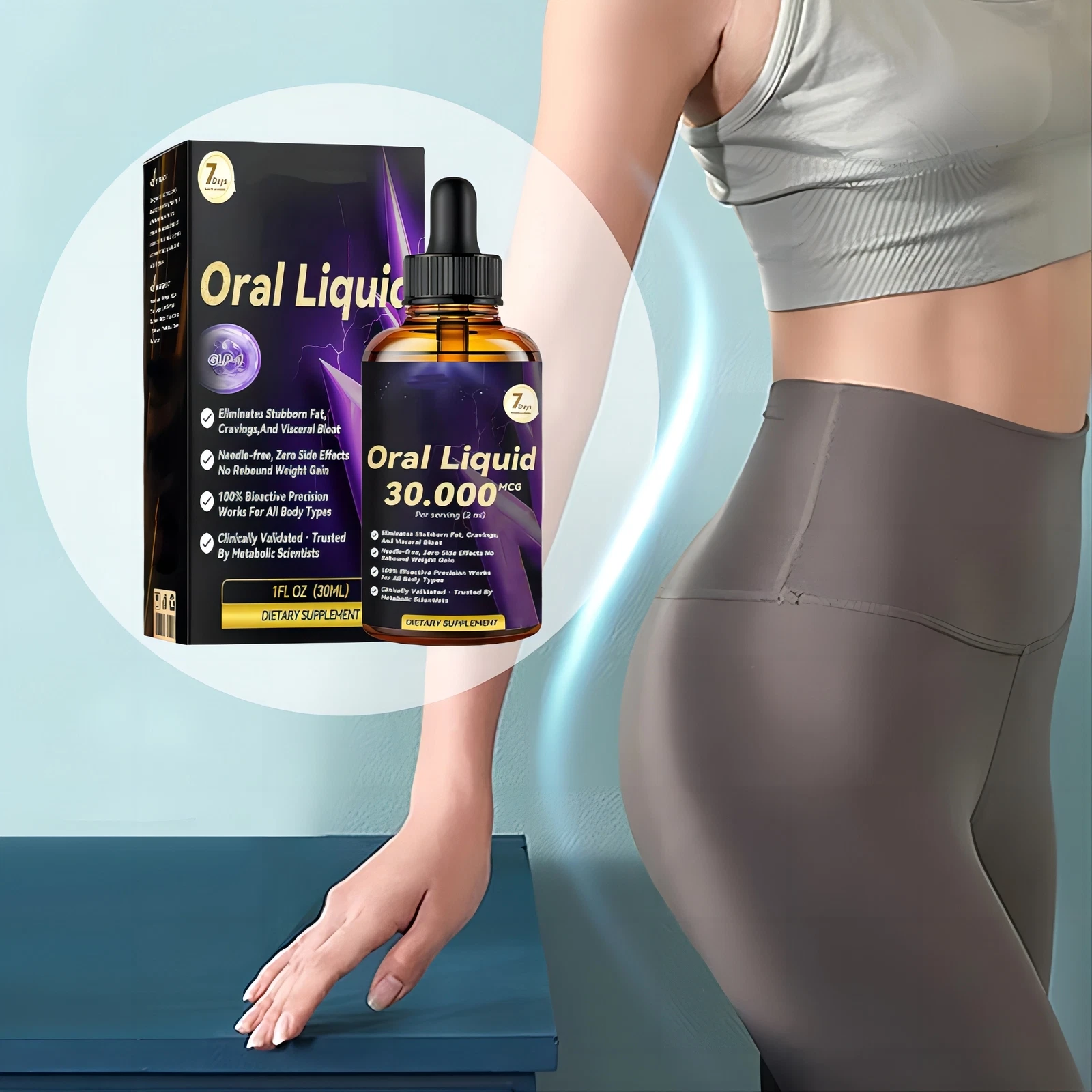 Weight Loss Fat Burner Drops Diet Supplement Slimming Drops Appetite Suppressant