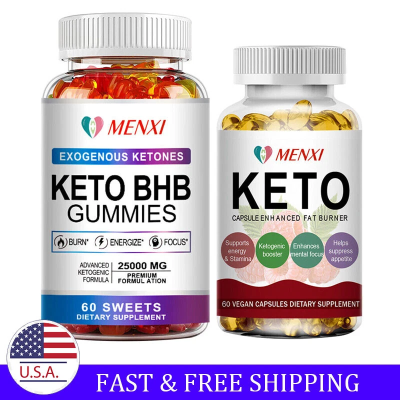 Gominolas Keto ACV BHB para quemar grasa pérdida de peso desintoxicación píldoras de dieta ceto 60 gominosas