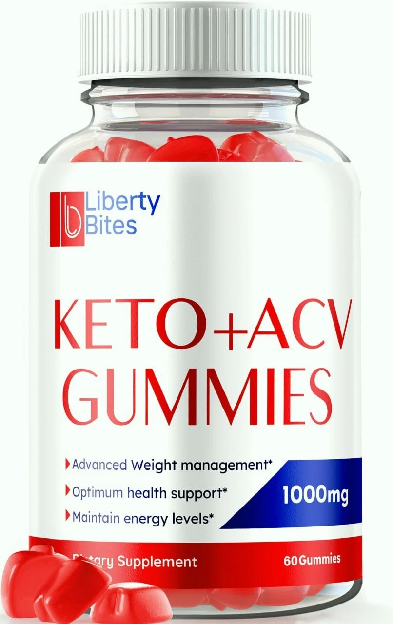Liberty Bites Keto + ACV Weight Loss Gummies to Burn Fat for Energy 60ct