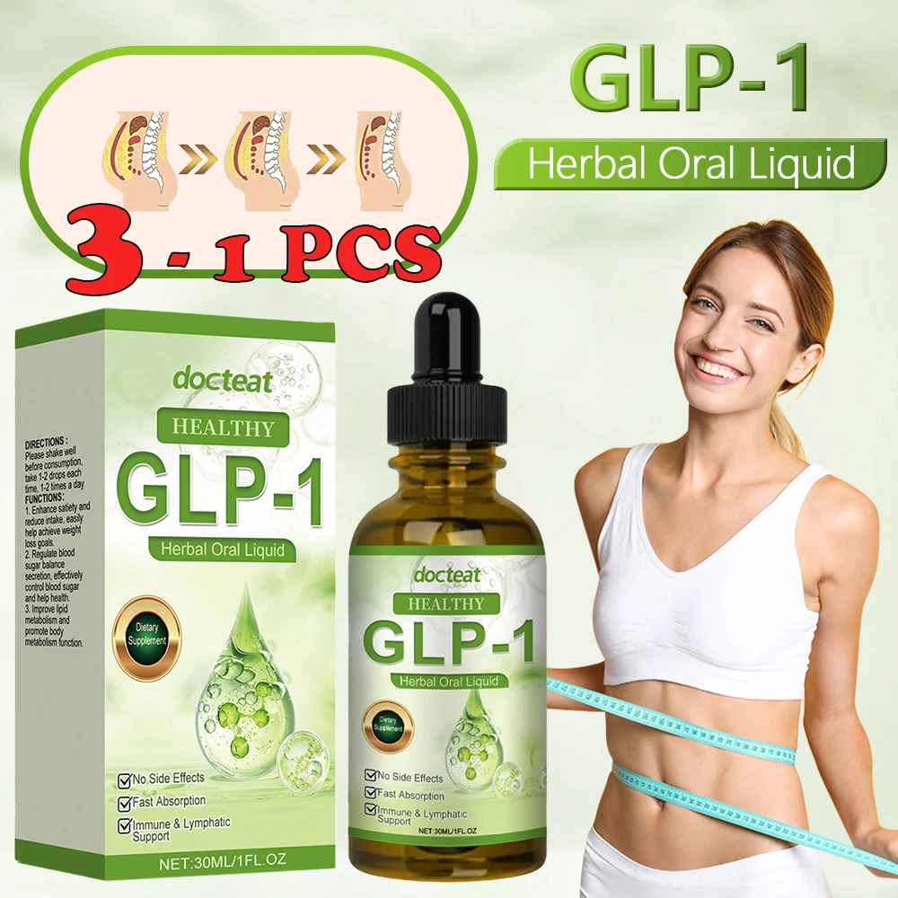 1-3PK 30ml Herbal Fat Burner Diet Supplement Slimming Drops Natural & Health NEW