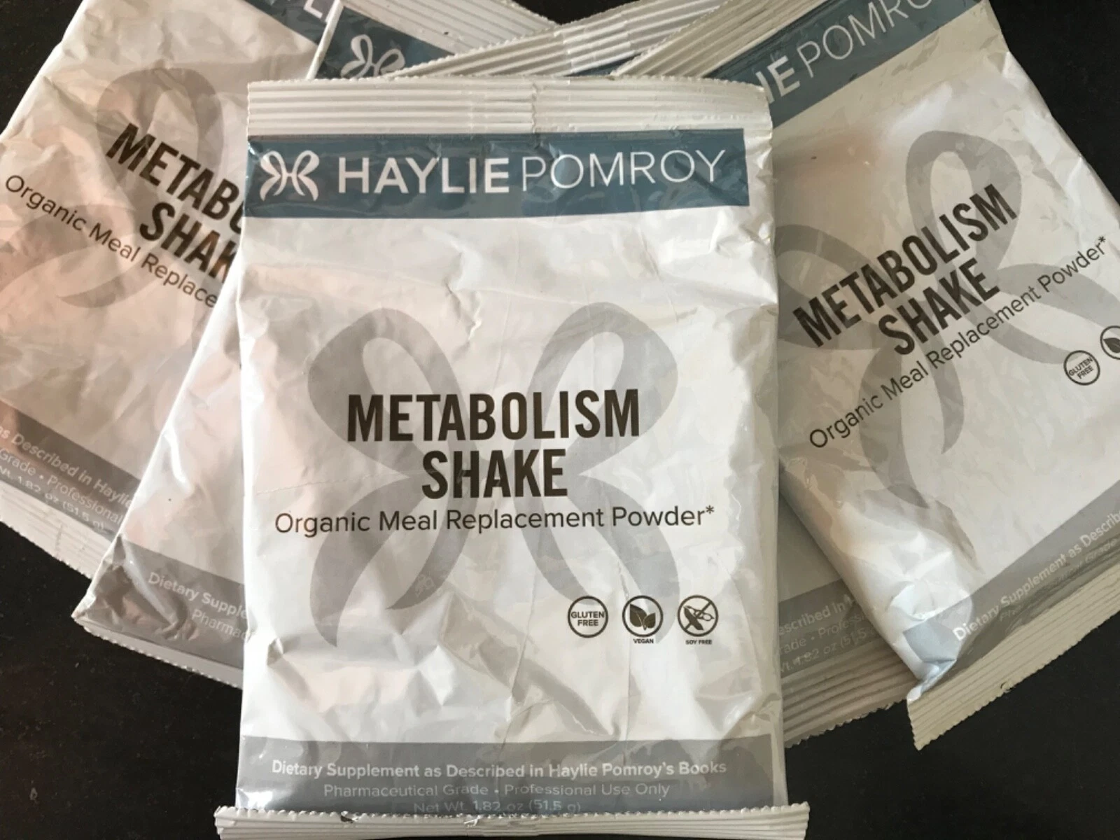 HAYLIE POMROY FAST METABOLISM DIET ORGANIC MEAL REPLACEMENT SHAKE 5 PACKET LOT