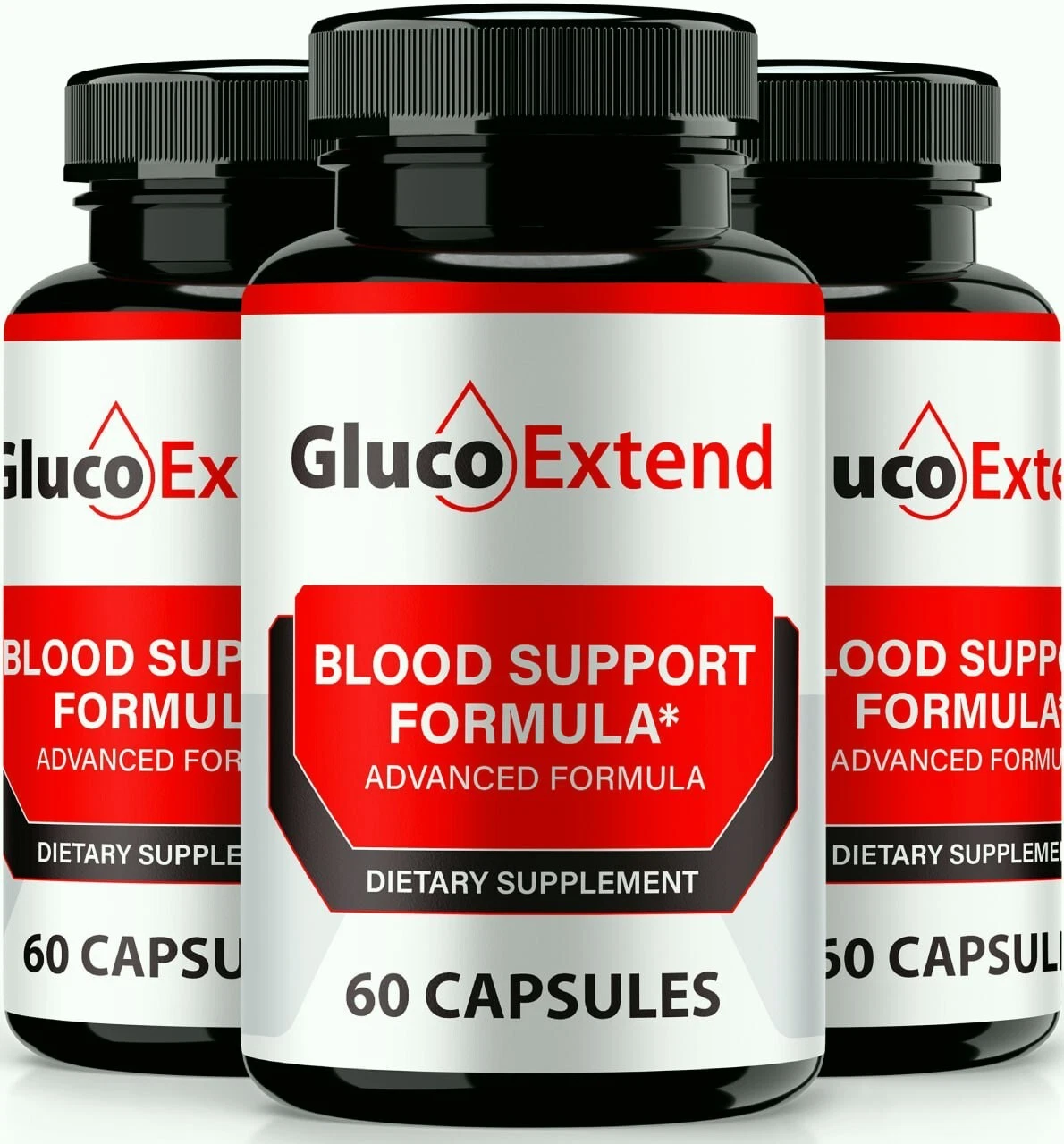 (3 PK) Gluco Extend Blood Support Pills, GlucoExtend for Blood Sugar & Pressure