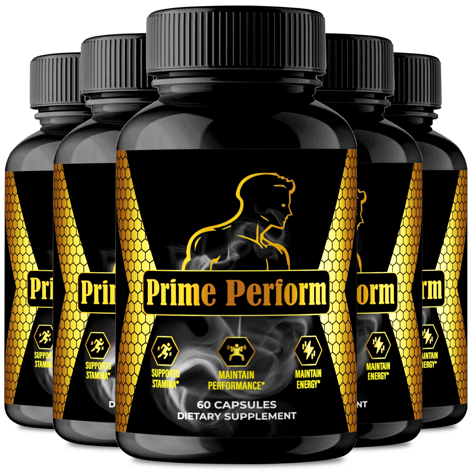 (5 Pack) Prime Perform Men Capsules, PrimePerform Advanced Male Health Support