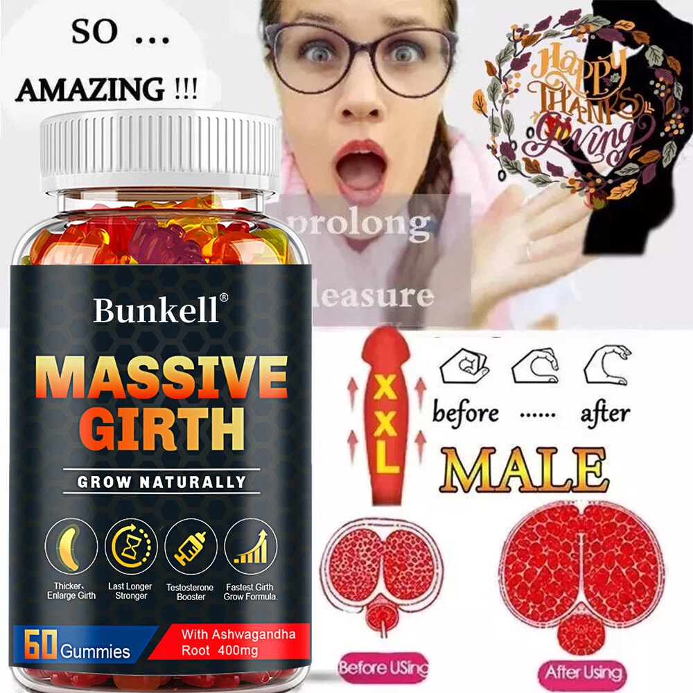 Grow Naturally Massive Girth Gummies,lasting size gains,Increase Performance